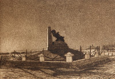 The Monument to the French on the road to Genappe, from 